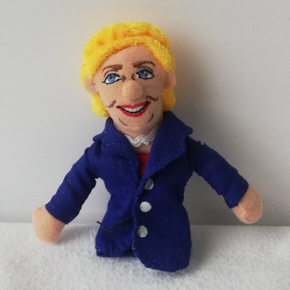 Unemployed Philosophers Finger Puppet Jesus Angel Hillary Clinton Darwin & devil - Picture 6 of 10